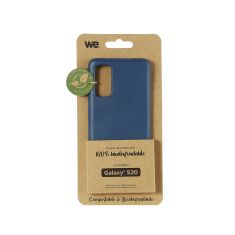 WE Coque de protection BIODEGRADABLE SAMSUNG S20 Bleu: 100% biodégradable et compostable  semi-rigide 