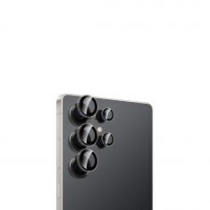 WE Lentilles de protection pour objectifs d'appareil photo SAMSUNG S25 ULTRA transparent/noir (5 lentilles incluses)