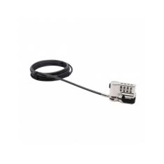 DICOTA Cable anti-vol Microsoft Surface Go et PRO  SECURITY CABLE LOCK SURFACE code 4 chiffres Longue 2 M Silver bande Velcro D31742
