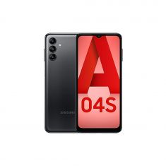 Smartphone Galaxy A04S Noir 32Go Android 12 OctaCore 2GHz Exynos 850 batterie 5000 mAh Ecran 6.5'' HD+ Gorilla Glass 3 DAS 0.521W/kg