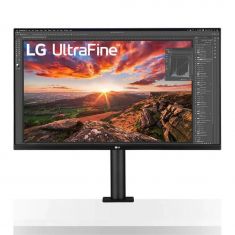 ECRAN LG 32" Noir  IPS UHD 16:9 5ms 4K 3840 x 2160 350cd/m² 2xHDMI DP USB-C  2xUSB 3.0 HPs Inclinaison Pied ergonomique réglable Pivot 32UN880-B.BEU