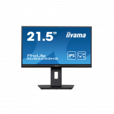 Ecran IIYAMA 21.5" Noir IPS 16:9 1ms ULTRA MINCE 1920x1080 250 cd/m²  3ms 1xHDMI 1xDisplayport HPs 2x1W  Pied réglable en hauteur sur 15 cm + Pivot