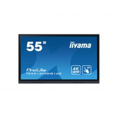 IIYAMA LFD 55" dalle IPS anti-reflet 40 points 3840x2160 Haut-parleurs VGA 3xHDMI USB-C Media 6xUSB HUB 400cd/m² 8 ms Tactile Infrarouge VESA  600x400