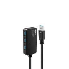 Rallonge active USB 3.0, 10m AVEC hUB 4 ports