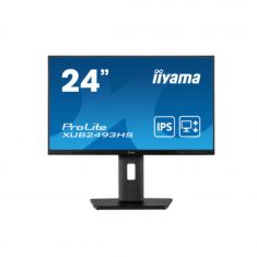 Ecran IIYAMA 24'' Noir dalle IPS LED Ultra mince 16:9 1920x1080 4ms 250 cd/m² 1xHDMI 1xDP HPs 2x2W Pied réglable hauteur Pivot XUB2493HS-B5