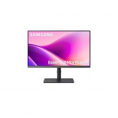 ECRAN 24" Samsung S43UF 1920x1080 16:9 IPS 5ms 300cd/m² 100Hz HDMI DisplayPort Port LAN USB-C Pied ajustable haut inclinable orientable pivot TCO
