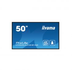 IIYAMA LFD 49.5" dalle VA 24/7 3840x2160 9.5ms 3xHDMI 1xVGA 1xDisplayPort 1xDVI 2xUSB Haut-parleurs 500cd/m² Paysage/port MediaPlayer VESA 400x400  LH5054UHS-B1