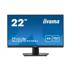 Ecran IIYAMA 21.5" Noir ULTRA MINCE VA 16:9 1920x1080 1ms 250cd/m² 1xHDMI 1xDP 2xUSB HPs Réduction lumière bleue 3 côtés ss bordure / XU2294HSU-B2
