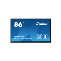 IIYAMA LFD 86" dalle IPS anti-reflet 40 points 3840x2160 Haut-parleurs VGA 3xHDMI USB-C Media 6xUSB HUB 400cd/m² 8 ms Tactile Infrarouge VESA  600x400