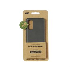 WE Coque de protection BIODEGRADABLE SAMSUNG S20 Noir: 100% biodégradable et compostable  semi-rigide 