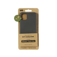 WE Coque de protection BIODEGRADABLE APPLE IPHONE 11 PRO MAX Noir: 100% biodégradable et compostable  semi-rigide