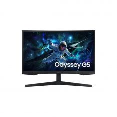 Ecran 32'' Samsung Gaming Odyssey G55C Noir 165Hz 1ms 2560x1440 VA Incurvé 1000R 2500:1 300cd/m² HDR10 HDMI Displayport AMD FreeSync Pied inclinable