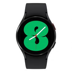 SAMSUNG Galaxy Watch4 40M Bluetooth Noir Aluminium bracelet silicone OS Google Electro cardiogramme  pression sanguine design sport SM-R860NZKAXEF DAS 0.420W/Kg
