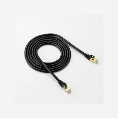 Câble RJ45 droit couleur noir - 2m S/STP Cat 7 avec snagless et connecteurs en or