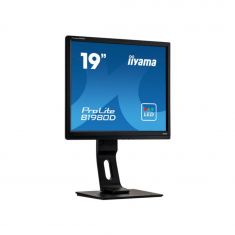 Ecran IIYAMA 19'' Noir LED 5:4 1280x1024  5ms 250 cd/m² VGA DVI Pivot / B1980D-B1