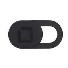 DICOTA Cache Webcam lot de 3 Mecanisme coulissant, ultra fin , Auto Adhésif, Universel (Tablettes, Moniteurs, PC..) Noir D31780