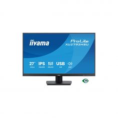 Ecran IIYAMA 27'' Dalle IPS Ultra mince 1920x1080 16:9 1ms 100Hz 300cd/m2 HDMI DisplayPort USB HUB (2x2.0) HPs TCO VESA 100x100 XU2793HSU-B7