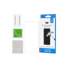 WE Verre trempé SAMSUNG GALAXY A14 5G: Protection écran - anti-rayures - anti-bulles d'air - ultra-résistant - dureté 9H Glass