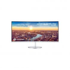 ECRAN 34'' SAMSUNG C34J791WTP QLED Incurvé 1500R 21:9 3440x1440 VA 4ms 300cd/m2 3000:1 2xThunderBolt™ 3.0 1xDP 1xHDMI 2xUSB 3.0 Pied ajustable hauteur