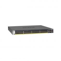 Netgear M4300-52G-POE+ 1000W PSU Géré L2/L3/L4 Gigabit Ethernet (10/ 100/1000) Connexion Ethernet, alimentation via PoE 1U Noir