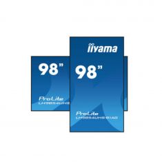 IIYAMA LFD 97,5" dalle IPS 24/7 3840x2160 1xDVI 1xVGA 3xHDMI 2x10W HPs 1xDP 2xUSB 500cd/m² Paysage/port 8ms Media Player VESA 800x400 LH9854UHS-B1AG