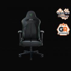 RAZER ENKI X (Green) Chaise Gaming - Incurvé au niveau des épaules, Arc lombaire intégré, Assise ultra large, cur synthétique double couche. accoudoirs 2D