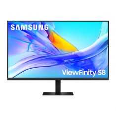 ECRAN 37" SAMSUNG ViewFinity S80UD Noir 3840x2160 IPS 5ms 60hz 350cd/m2 1xHDMI 1xDP 3xUSB Hub Pied modulable hauteur inclin pivot orient