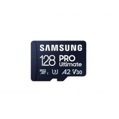 CARTE MEMOIRE SAMSUNG 128 Go MICRO-SD PRO Ultimate avec lecteur USB Classe 10 Lecture 200 Mo/s Ecriture 130 Mo/s MB-MY128SB/WW