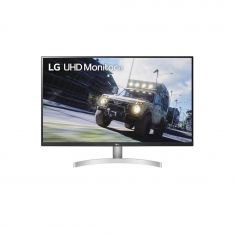 ECRAN LG 32" LED 16:9 UHD 4K 3840x2160 350cd/m² 4ms 2xHDMI Displayport 2xHPs AMD Free Mode DAS, Aluminium/Blanc Inclinaison 32UN500P-W