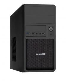 Boitier MicroATX MIP Smart avec alim 480w 1usb3 / 2 usb 2, noir mat