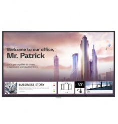ECRAN LG 55'' LFD 16:9 24h/7j 3840x x2160 Anti-Reflet 500cd/m 3xHDMI DP DVI-D USB RJ45/RS232C/IR/Audio Inclinaison/Bords fin Noir 55UH5F-H