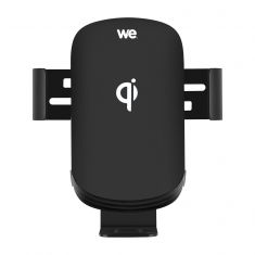 WE Support tél av chargeur sans fil 15W, ouverture automatique Fix ventouse + grille d'aération