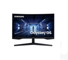 Ecran 27'' Samsung LS27AG500NUXEN Gaming Odyssey G5A Noir WQHD VA 1ms 165 Hz. AMD FreeSync / G-Sync HDR10. Pied modulable Hauteur, Pivotant, Rotatif
