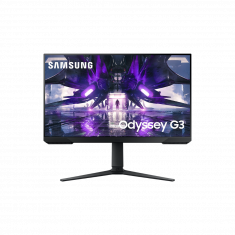 Ecran 27'' Samsung LS27AG30ANUXEN Gaming Odyssey G3 Noir Full HD VA 1ms 144 Hz. AMD FreeSync. Pied modulable Hauteur / Orientable / Pivot / Inclinaison