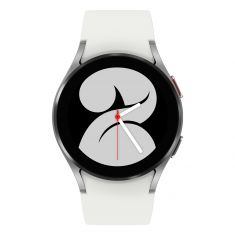 SAMSUNG Galaxy Watch4 40M Bluetooth Silver Aluminium bracelet silicone OS Google Electro cardiogramm pression sanguine design sport SM-R860NZSAXEF DAS 0.420W/Kg