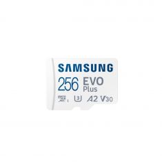 CARTE MEMOIRE SAMSUNG 256G MICRO SD EVO PLUS 2024 avec adaptateur SD classe 10 Lecture 160 Mo/s Ecriture 160 Mo/s MB-MC256SA/EU