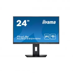 Ecran IIYAMA 24'' Ultra mince Noir IPS 1920x1080 4ms 250 cd/m² 1xHDMI 1xDP 1xUSB-C 1xUSB-C dock et RJ45 (LAN) 2xUSB-HUB Pivot  / XUB2492HSN-B5