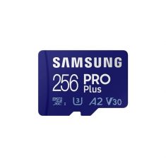 CARTE MEMOIRE SAMSUNG 256G MICRO SD PRO PLUS avec adaptateur SD 4K classe 10 MB-MD256KA/EU