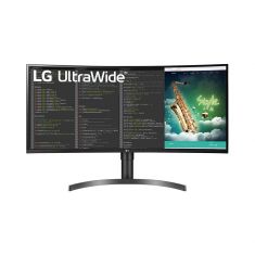 ECRAN LG 35 incurvé 21:9 5ms UltraWide 3440x1440 300cd/m² 2xHDMI Displayport USB HPs FreeSync pied reglable en hauteur 35WN75C-B"