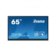IIYAMA LFD 65" dalle IPS anti-reflet 40 points 3840x2160 HP 2x16W VGA 3xHDMI 1xUSB-C 5xUSB 400cd/m² 8 ms orient paysage VESA 600x400 cadre fin TE6512MIS-B1AG