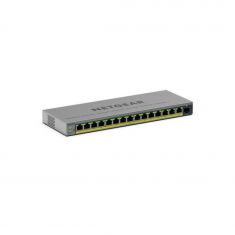 Netgear GS116EP Smart switches Web manageables Pro PoE+ 16 ports Gigabit Ethernet avec 1 port SFP dédié (180 W).