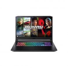 Portable Acer Nitro AN517-41-R2SL Noir AMD Ryzen7 5800H 16Go DDR4 512GoSSD NVIDIA GeForce RTX3070 8G-GDDR6 17.3'' FHD IPS MATE 144Hz WIN11H NH.QBGEF.005