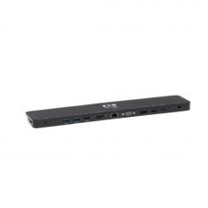 Eaton Tripp Lite - Station d accueil USBC, triple écran - HDMI 4K et DisplayPort, VGA, USB 3.2 Gen 1, HUB USB-A/C, GbE, chargement PD 100 W