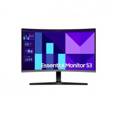ECRAN 27" SAMSUNG S27D392G Noir 1920x1080 VA 16:9 4ms 4000:1 250cd/m² 100Hz Incurvé 1800R HDMI VGA Casque Mode anti-scintillement Pied inclinable 