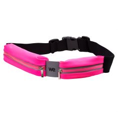 ***Ceinture sport rose en Lycra Waterpoof, double poche Universel jusqu'à smartphone 5.7'