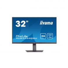 Ecran IIYAMA 31.5" Noir dalle VA 4ms 2560x1440 250cdm² Haut-parleurs 2xHDMI 1xDisplayPort 2xUSB 3 côtés sans bordure / XUB3294QSU-B1