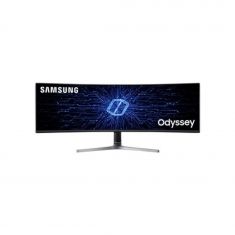 ECRAN 49'' SAMSUNG LC49RG90SPR Gaming NOIR 32:9 Double WQHD VA 4ms 600cd/m² 3,000:1 1xHDMI 4xUSB 2xDP 120Hz incurvé ultra large 1800R