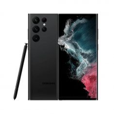 Smartphone Galaxy S22 ULTRA 5G NOIR 12Go 512Go Android 12 Dual SIM IP68 -Stylet -Batt 5000mAh CR45W Ecran 6.8'' QHD+ DAS Tete 1.05