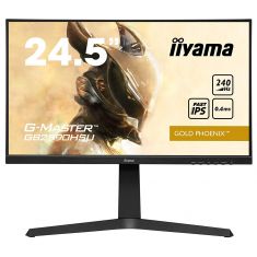 Ecran IIYAMA 25 Noir G-MASTER Gold Phoenix IPS 240Hz 1920x1080 0.4ms 400 cd/m² HDMI USB DP HP cable HDMI B-Tuner FreeSync Prem Réglable Haut Pivot GB2590HSU-B1"