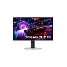 Ecran 27'' Samsung Gaming ODYSSEY G8 Noir OLED 240Hz 0.03ms 3840X2160 250cd/m² 2xHDMI DP 3xUSB Casque Pied réglable hauteur orientable inclinable pivot